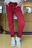 Made in Italy Luxury Smooth Magic Trouser Bordeaux